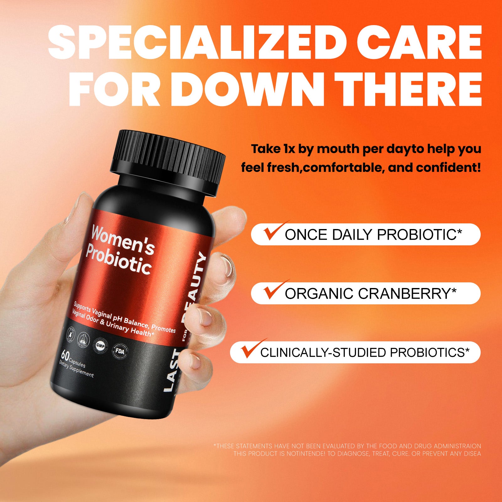 LAST FOR BEAUTY Women's Probiotic