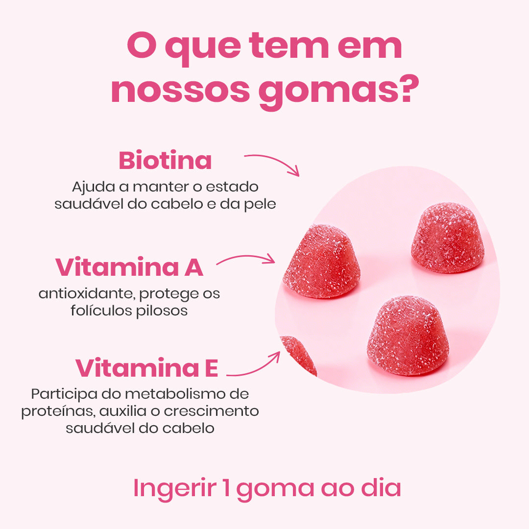 LAST HAIR GUMMY—SUPLEMENTO ALIMENTAR DE HAIR - 30 GOMAS DE  2,5g