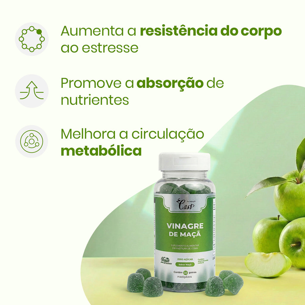 LAST VINEGAR GUMMY—SUPLEMENTO ALIMENTAR VINAGRE DE MACA - 30 GOMAS DE  2,5g