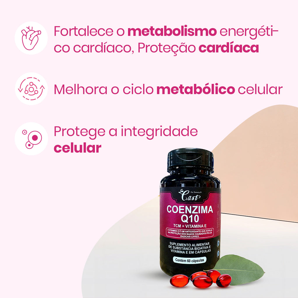 LAST COQ10 CAPSULES—SUPLEMENTO ALIMENTAR COENZIMA Q10 + TCM + VITAMINA E - 60 CÁPSULAS