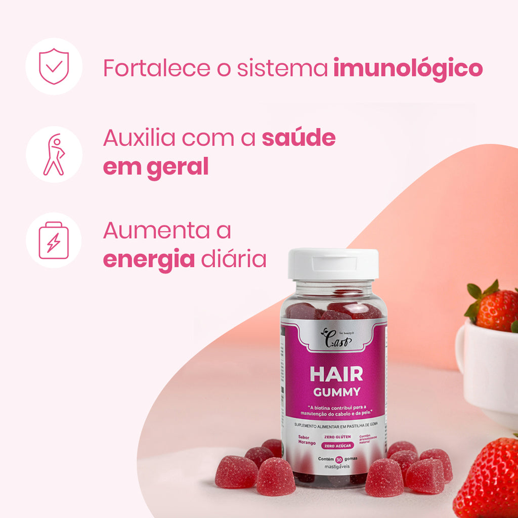 LAST HAIR GUMMY—SUPLEMENTO ALIMENTAR DE HAIR - 30 GOMAS DE  2,5g