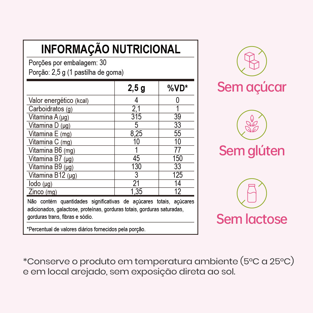 LAST HAIR GUMMY—SUPLEMENTO ALIMENTAR DE HAIR - 30 GOMAS DE  2,5g